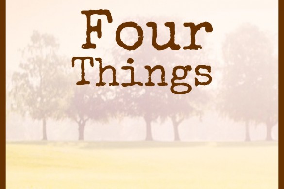 FOUR THINGS I HAVE LIKED RECENTLY IMAGE